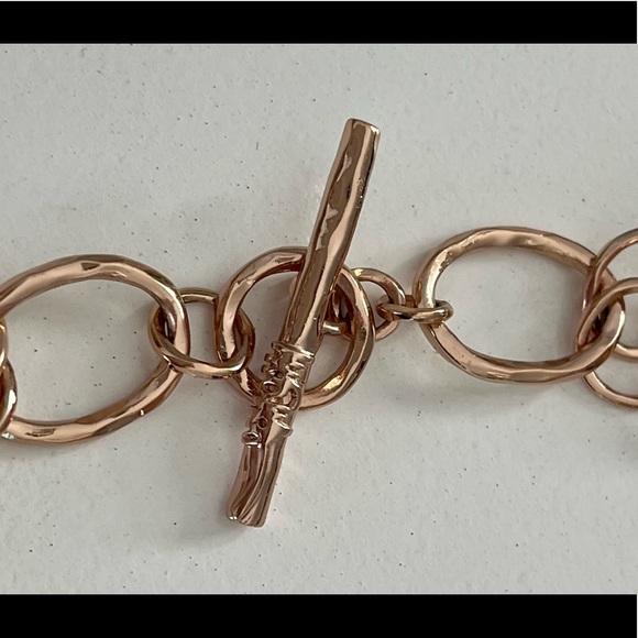 Ippolita Rose Gold Plated Over Sterling Silver Oval and Circular Necklace. - Picture 4 of 7